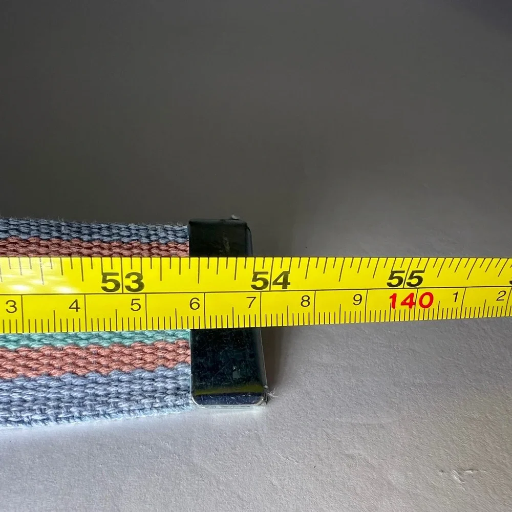Pastel Stripe Canvas Belt Webbing 54